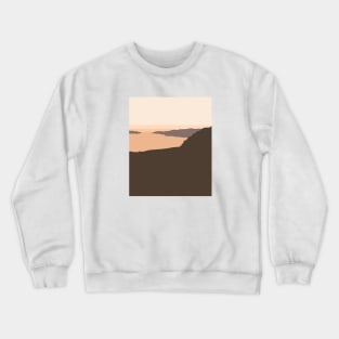 Cliff Sunset Crewneck Sweatshirt